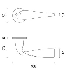 Aprile Petunia R 5S KG матовое золото