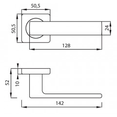Archie Esta Line 156 Матовый хром
