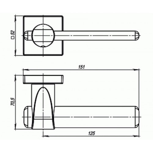 Armadillo AJAX USQ1 SN/CP/SN-12 Матовый никель