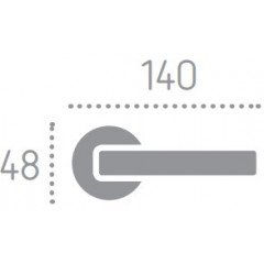 Forme 118R 50PVC Amalfi матовая латунь