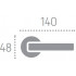 Forme 118R 50PVC Amalfi матовая латунь