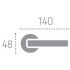Forme 133K Milly полированный хром