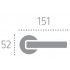 Forme 422R Boston матовый хром