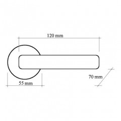 MELODIA CAGLIARI 225 L Полированная латунь