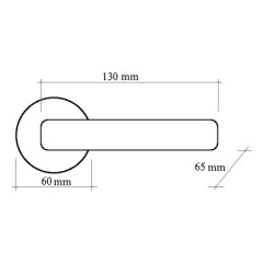 MELODIA ROSA 243 60 мм Серебро 925+черный
