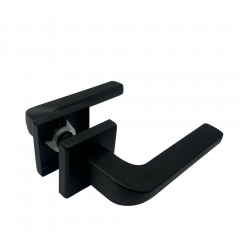 Ручка дверная Vantage V59BL-2  HL черный основание 06