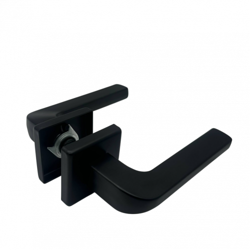 Ручка дверная Vantage V59BL-2 HL черный основание 06