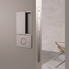 В30000.01.32 Дверная ручка AGB WAVE (Матовый хром)