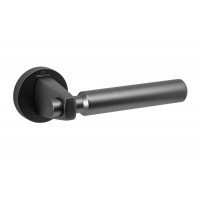 Ручки дверные CEBI HANA SMOOTH (гладкая) цвет MP27 черный матовый никель