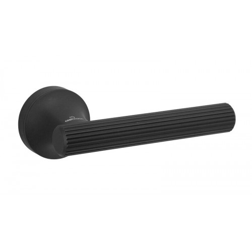 Ручки дверные CEBI OXO STRIPED (в полоску) цвет MP24 черный