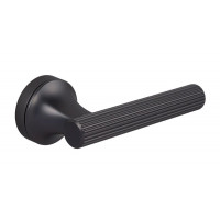 Ручки дверные CEBI OXO STRIPED (в полоску) цвет MP27 черный матовый никель