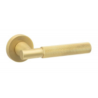 Ручки дверные CEBI SOHO DIAMOND (алмаз) цвет MP35 матовое золото