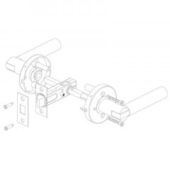 Extreza DANA CRACKLE (Дана кракле) 306 на розетке R04 античная бронза F23