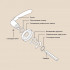 Extreza Hi-Tech SLIM ERICA (Эрика) 119 R11 матовая бронза F03
