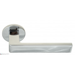 Дверная ручка на круглом основании Fratelli Cattini "BOOM" 7FS-CR полированный хром