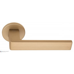 Дверная ручка на круглом основании Fratelli Cattini "BOOM" 7FS-KD золото крайола