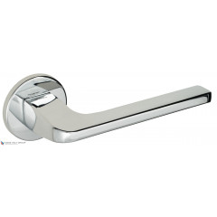 Дверная ручка на круглом основании Fratelli Cattini "BOSTON" 7FS-CR полированный хром