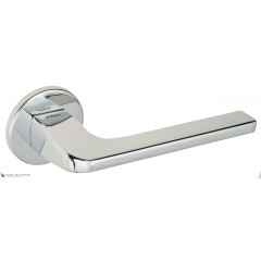 Дверная ручка на круглом основании Fratelli Cattini "BOSTON" 7FS-CR полированный хром