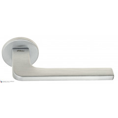 Дверная ручка на круглом основании Fratelli Cattini "BOSTON" 7FS-CS матовый хром