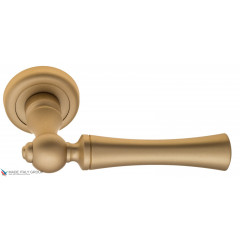 Дверная ручка на круглом основании Fratelli Cattini "FOGGIA" D1-BS матовая латунь