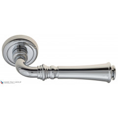 Дверная ручка на круглом основании Fratelli Cattini "GRACIA" D1-CR полированный хром