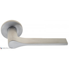 Дверная ручка на круглом основании Fratelli Cattini "IA-IO" 7FS-CS матовый хром