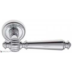 Дверная ручка на круглом основании Fratelli Cattini "MARANI" D1-CR полированный хром