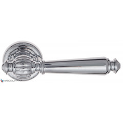 Дверная ручка на круглом основании Fratelli Cattini "MARANI" D1-CR полированный хром