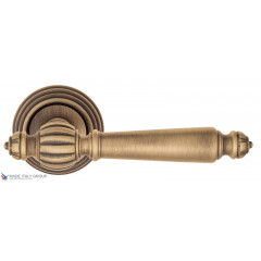 Дверная ручка на круглом основании Fratelli Cattini "MARANI" D8-BY матовая бронза