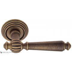 Дверная ручка на круглом основании Fratelli Cattini "MARANI" D8-BY матовая бронза