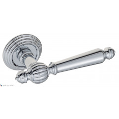 Дверная ручка на круглом основании Fratelli Cattini "MARANI" D8-CR полированный хром