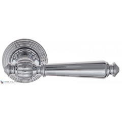 Дверная ручка на круглом основании Fratelli Cattini "MARANI" D8-CR полированный хром