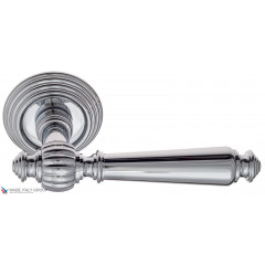 Дверная ручка на круглом основании Fratelli Cattini "MARANI" D8-CR полированный хром