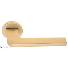 Дверная ручка на круглом основании Fratelli Cattini "OKIN" 7.7-KD золото крайола