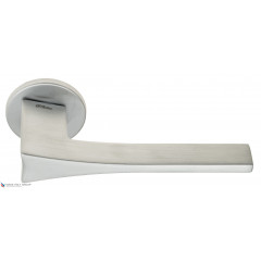 Дверная ручка на круглом основании Fratelli Cattini "OSSIS" 7FS-CS матовый хром