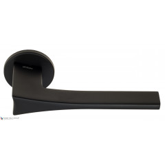 Дверная ручка на круглом основании Fratelli Cattini "OSSIS" 7FS-NM матовый черный