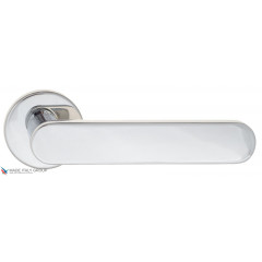 Дверная ручка на круглом основании Fratelli Cattini "PIPPA" 7.7-CR полированный хром