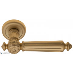 Дверная ручка на круглом основании Fratelli Cattini "TORCELLO" D1-BS матовая латунь