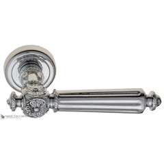 Дверная ручка на круглом основании Fratelli Cattini "TORCELLO" D1-CR полированный хром