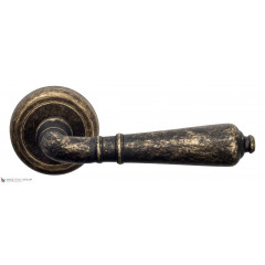 Дверная ручка на круглом основании Fratelli Cattini "TOSCANA" D1-BA античная бронза