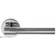 Дверная ручка на круглом основании Fratelli Cattini "UNA" 7FS-CR полированный хром