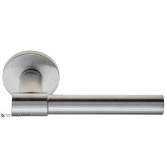 Дверная ручка на круглом основании Fratelli Cattini "UNA" 7FS-CS матовый хром