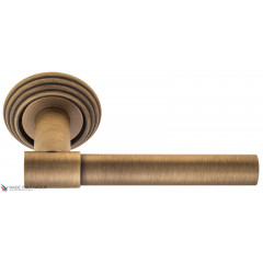 Дверная ручка на круглом основании Fratelli Cattini "UNA" D8-BY матовая бронза