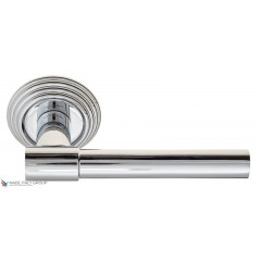 Дверная ручка на круглом основании Fratelli Cattini "UNA" D8-CR полированный хром