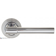 Дверная ручка на круглом основании Fratelli Cattini "UNA" D8-CR полированный хром