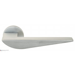 Дверная ручка на круглом основании Fratelli Cattini "VEGAS" 7FS-CS матовый хром