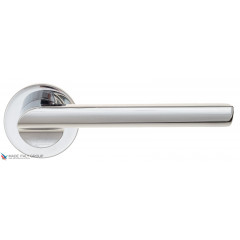 Дверная ручка на круглом основании Fratelli Cattini "WOO" 7FS-CR полированный хром