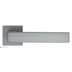 Дверная ручка на квадратном основании Fratelli Cattini "BOOM" 8-GA антрацит серый