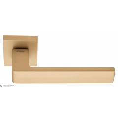 Дверная ручка на квадратном основании Fratelli Cattini "BOOM" 8-KD золото крайола