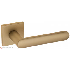 Дверная ручка на квадратном основании Fratelli Cattini "NEVADA" 8FS-BS матовая латунь